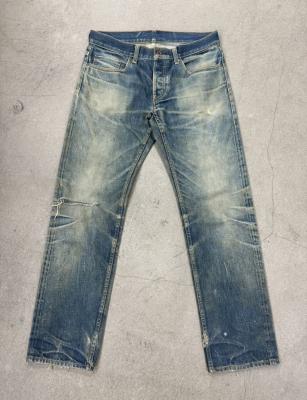 Chine Jeans légers avec une moustache et des moustaches pour un look vintage robuste à vendre