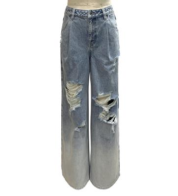 China Een hoge denim onderkant voor een vleiend en trendy silhouet Te koop