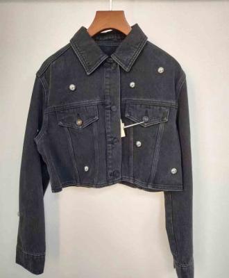 Chine Vintage élégance coupe denim veste à la mode tendance à la recherche de différents vêtements à vendre