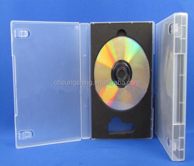 China No hub 22mm plastic dvd case with no hub, good for usb, booklet and dvd for sale