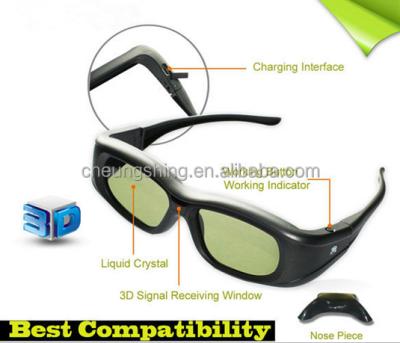 China Factory wholesale custom active logo DLP link 3d pane glasses CS05-DLP for sale