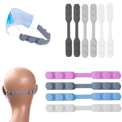 China Environmental Friendly Anti-Tightening Strap For Masks Prevent Ear Pain Comfort Adjustable Mask Grips Adjustable Mask Strap Supplement Buckle Silicone for sale