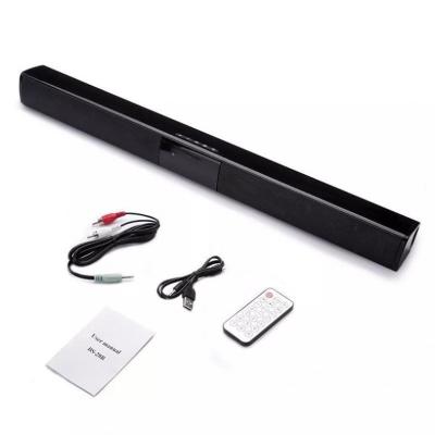 China 22-Inch 4 Bass Surround Sound Bar Wired Audio Speakers High Quality Loud Phone Function and Wireless Home Theater System for TV for sale