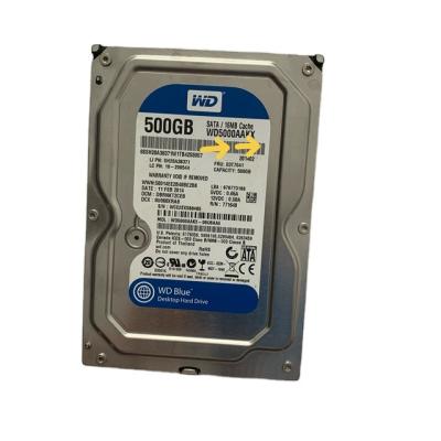 China Blue 3.5inch 500gb W D PC Internal Scrap Hard Drive Hdd Refurbished Backup Shredder for sale