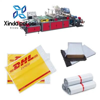 China Multiline Double Line Rolling Side Sealing Bag Forming Machine mit automatischem Klebgerät zu verkaufen