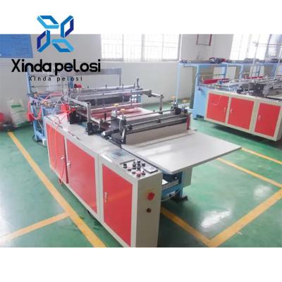 Cina Double Line Bottom Seal Bopp Pp Plastic Zipper Bag Making Machine Automatica in vendita