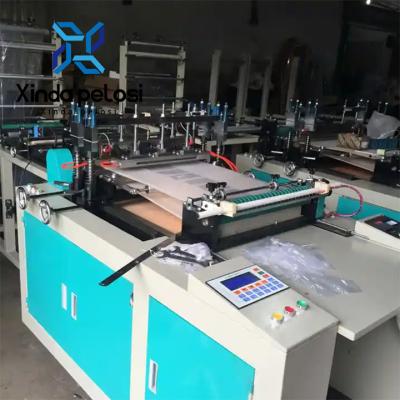 Cina DHPE LDPE PE Zipper Bag Making Machine 0,75kw Alta velocità di produzione in vendita