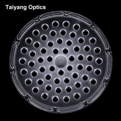 China Light Good Prices Mining Waterproof Polycarbonate Resin Material 90 Degree Light Even Mining Led Lamp Lens for sale