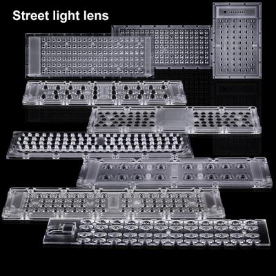 China High Quality Waterproof Street Light 3030 2835 Degrees Outdoor 65 135 All In One Street Light Led Lenses for sale