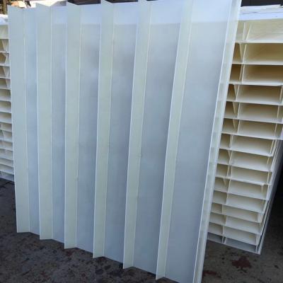 China Sloped Wastewater Treatment Slat Purifier Lamella Tube Settler Media Plate Settler For Sewage Treatment for sale