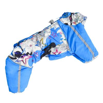 China Sustainable Pet Clothes Blue Boy Dog Coats Outfits Pet Clothes Winter Pet Clothes for sale