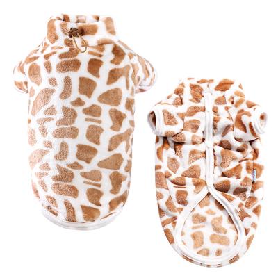 China New Viable Cats Dress Pets Clothing Cute Pet Costumes For Cats Dog's Life Jacket Leopard Print Cat Clothes for sale