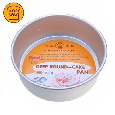 China Aluminum Non Stick Disposable Round Cake Pan For Commercial Bakeware for sale