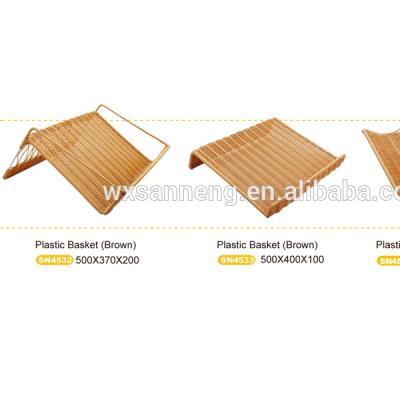 China Sustainable New Arrival Fashion DesignColored Bread Rattan Basket For Sale for sale