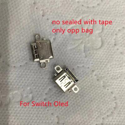 China New Original USB Connector Socket Replacement Charging Left Type-C For Nintendo Switch Oled NS Console WG006033 for sale