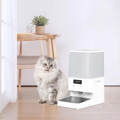 China White Smart Animal Feeding Station Timing Remote Feeding Solution For Bedroom for sale