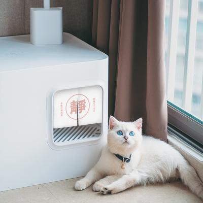 Chine Boîte à litière pour chats économisant de l'espace Boîte à litière compacte à design ouvert à vendre