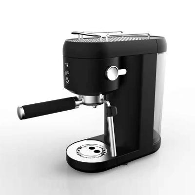 China Hotel household coffee maker semi-automatic coffee machine small retro with milk foam for sale