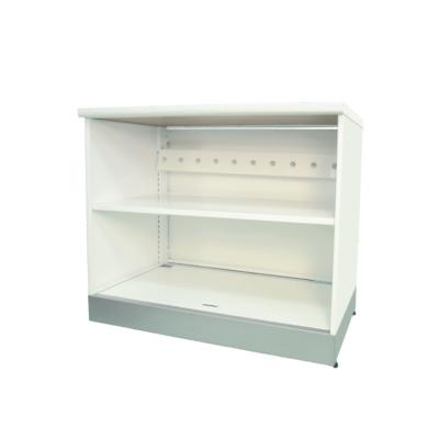 China Manufacturer Single Sided High Quality Metal Counter Check Cashier Price Modular Display for sale