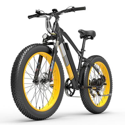 China EU E-Bike 17.5Ah Aluminum Alloy Electric Mountain Bike 1000W 48V Lithium Battery 26 Inch 4.0 Running Fat Tire for sale