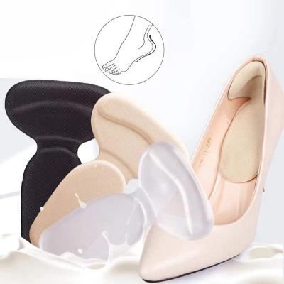 China Self Adhesive Foot Care Silicon Foot Shock Absorption Arch Support Gel Orthotic Heel Flat Back Covering Protector for sale