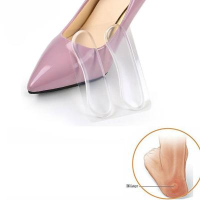 China 1 Pair Silicone Anti Friction Soft Back Liner Heel Insert Silicone Soft Heel Pads High Heel Shoes Self Adhesive Foot Care Protector for sale