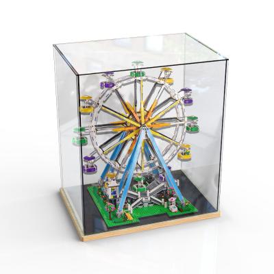 China 2020 Hot Sale Wendy's Clear Display Storage Box Ferris Wheel Model Acrylic Transparent Storage Box for sale