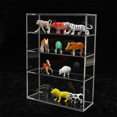 China Modern Customized Clear Mounted Display Case Protection Acrylic Dustproof Showcase for sale