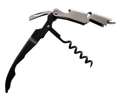 China Durable Hot Selling Zippity 2 Stage Stainless Steel Wine Opener Server Corkscrew for sale