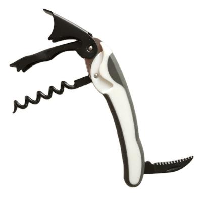 China Sustainable Traditional Custom Made Soft Handle Professional Two Levers Rialto Waiters Wine Bottle Opener Corkscrew for sale