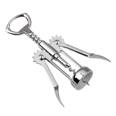 China Multifunctional Premium Durable Wing Corkscrew Metal Red Wine Beer Bottle Opener for sale