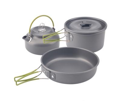 China Kitchenware tools factory direct sale outdoor cookware set outdoor cookware set camping cookware set for sale