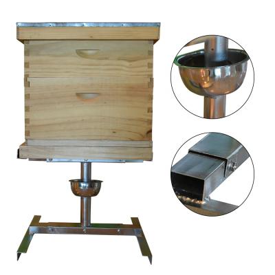 China Benefitbee Galvanized Iron Bee Hive Support Accessories Beekeeping Anti-Ant Hive Stand for sale