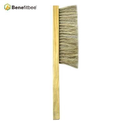 China Benefitbee Beekeeping Equipments Double Rows Hair High Quality Hive Bee Brush for sale