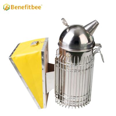 China Beekeeping Benefitbee Beekeeping Equipments Stainless Steel Bee Smoker for sale