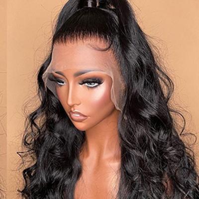 China 13x4 Hd Body Wave Brazilian Lace Front Human Hair Wigs Soft Thick Smooth Lace Frontal Wig Pre Plucked 360 Lace Frontal Wigs For Women for sale