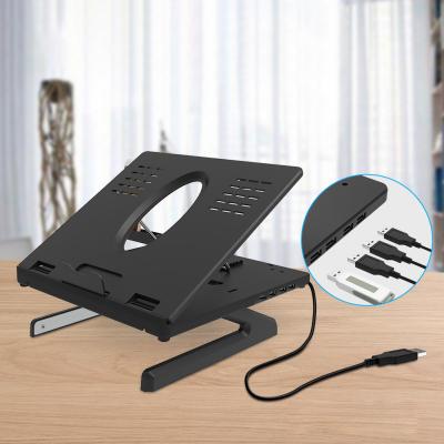 China 8 Speeds Ergonomic Adjustable Height Plastic Portable Foldable Stand Tablet USB Holder Factory Price Adjustable Plastic Height Dock 8 Speeds for sale