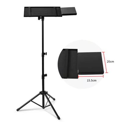 China Wholesale Removable Multifunctional Tray Portable Aluminum Adjustable Laptop Floor Laptop Stand Speaker Projector Holder Mouse Pad for sale