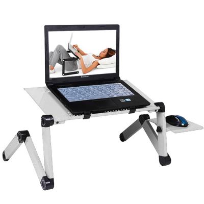 China Laptop Stand (Height) Adjustable Portable Laptop Table Laptop Stand for Bed Stands Workstation Notebook Stand with Mouse Tray for sale