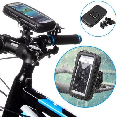 China 360 Degree Weatherproof Adjustable Bicycle Heavy Duty Phone Holder Waterproof Mobile Phone Holder For Mount Bike for sale