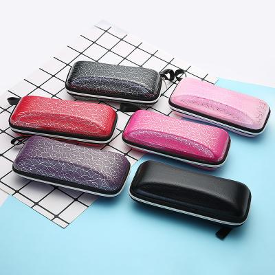 China PU Zipper Sun Glasses Case Square Bag Sunglasses Case for sale