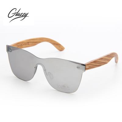 China Fashion Glazzy Sunglasses Polarized Nylon UV400 Lens Wood Bamboo Sunglasses for sale