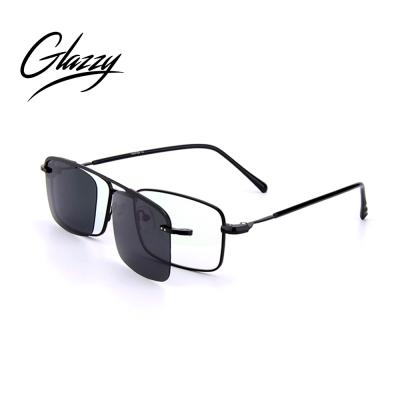 China Fashion Sunglasses 2021 TAC Sunglasses Copper Polarized Lens Clip On Frame New Design High Quality Men Sunglasses for sale