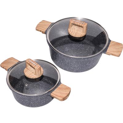 China Sustainable Prestige Kitchen Eco - Friendly Induction Cooking Pots Non Stick Cookware Set for sale