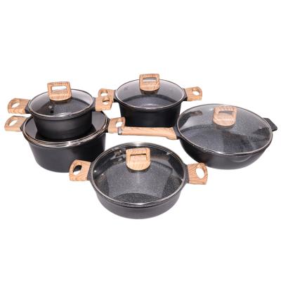 China Sustainable Nonstick Cookware Circulon Pan Cookware Cookware Sets For Kitchen for sale