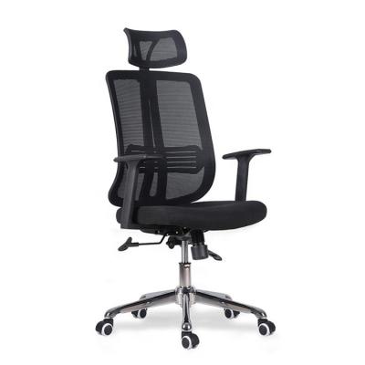 China (Height)Adjustable Competitive Price Office Reclining Chair With Footrest Black Executive Leather Office Chair for sale