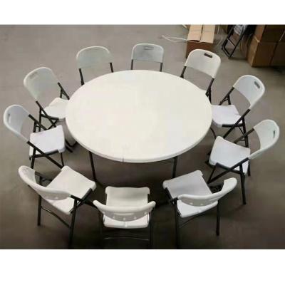 China Free sample folding table 6ft sale foldable cheap table and chairs set sale walmart cheap fold table for sale