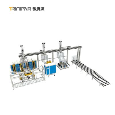 China IBC Machinery Repair Shops Tank Stainless Steel Tubular Automatic Cage Welding Machine for sale