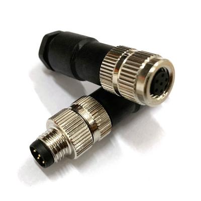 China Automotive Factory Direct 6 Pin Male Staight Assembly Waterproof Connector M8 6 Pin Connector High Quality M8 for sale