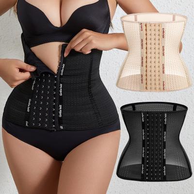 China Anti-Bacterial Waist girth restraint belt women's sports fitness belly reduction high waist girth post-natal shapewear for sale